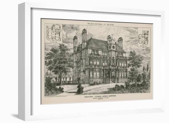 Beauchene, Fitzjohn Avenue, Hampstead-null-Framed Giclee Print