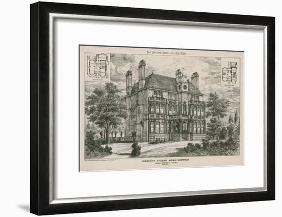 Beauchene, Fitzjohn Avenue, Hampstead-null-Framed Giclee Print