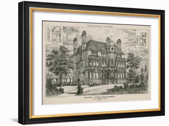 Beauchene, Fitzjohn Avenue, Hampstead-null-Framed Giclee Print