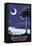 Beaufort, South Carolina - Palmetto Moon-Lantern Press-Framed Stretched Canvas