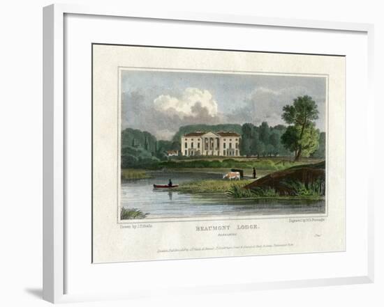 Beaumont Lodge, Windsor, Berkshire, 1818-MS Barenger-Framed Giclee Print