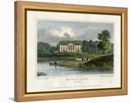 Beaumont Lodge, Windsor, Berkshire, 1818-MS Barenger-Framed Premier Image Canvas