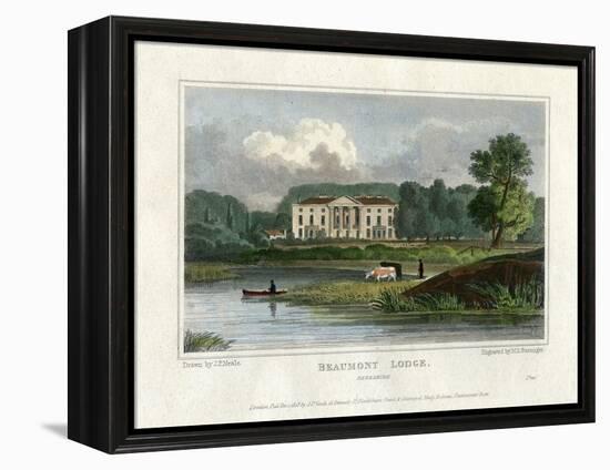 Beaumont Lodge, Windsor, Berkshire, 1818-MS Barenger-Framed Premier Image Canvas