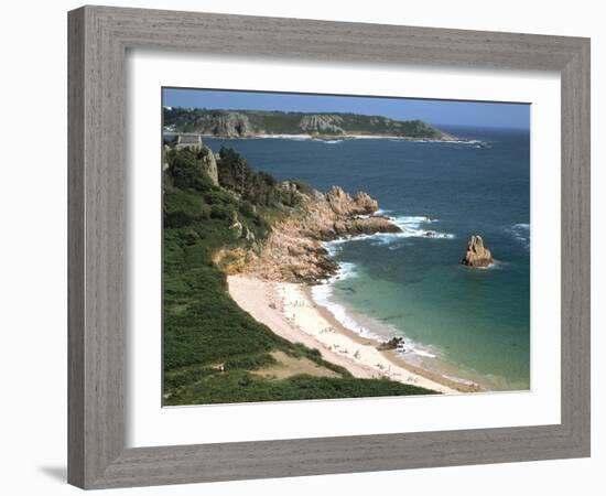 Beauport Bay, Jersey, Channel Islands-Peter Thompson-Framed Photographic Print