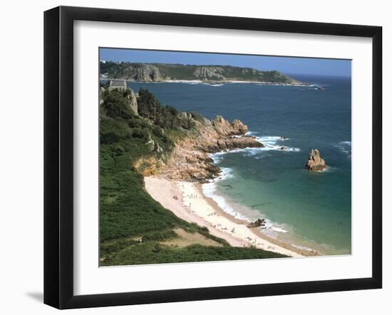 Beauport Bay, Jersey, Channel Islands-Peter Thompson-Framed Photographic Print