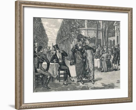 Beaus and Belles of the Regency Period-null-Framed Giclee Print