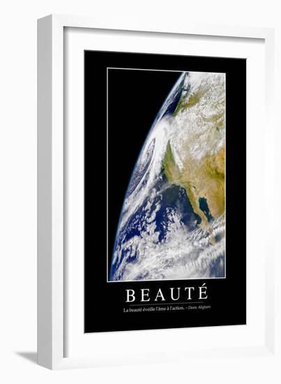 Beauté: Citation Et Affiche D'Inspiration Et Motivation-null-Framed Premium Photographic Print