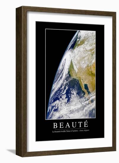 Beauté: Citation Et Affiche D'Inspiration Et Motivation-null-Framed Photographic Print