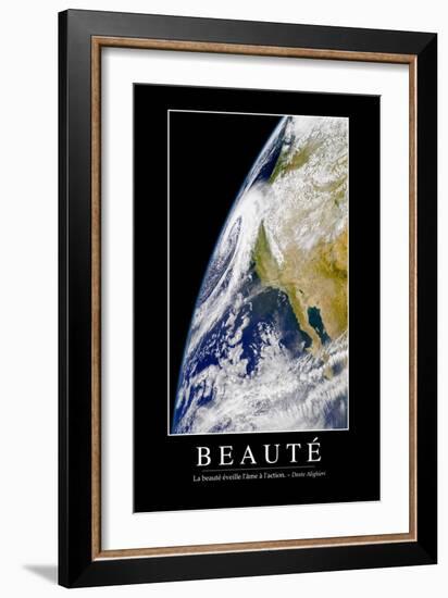 Beauté: Citation Et Affiche D'Inspiration Et Motivation-null-Framed Photographic Print