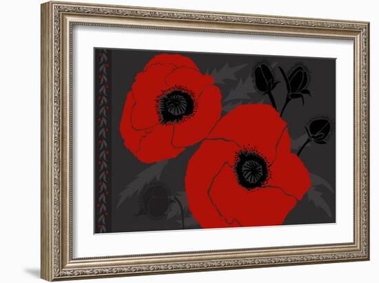 Beautes Rouges IV-null-Framed Giclee Print