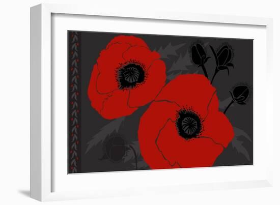 Beautes Rouges IV-null-Framed Giclee Print