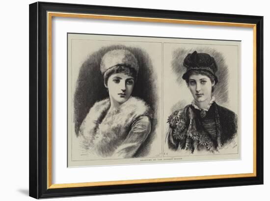 Beauties of the London Season-Arthur Hopkins-Framed Giclee Print