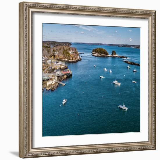 Beautiful Aerial Coast I-Jason Veilleux-Framed Art Print