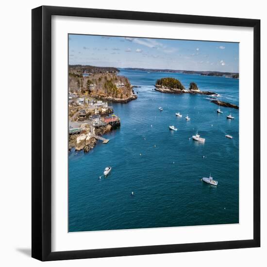 Beautiful Aerial Coast I-Jason Veilleux-Framed Art Print