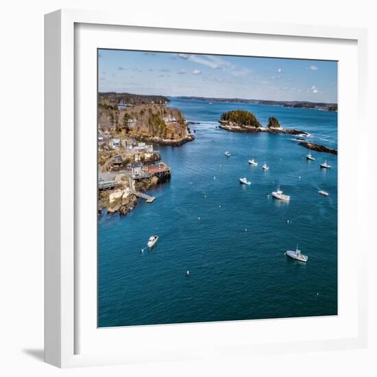 Beautiful Aerial Coast I-Jason Veilleux-Framed Art Print