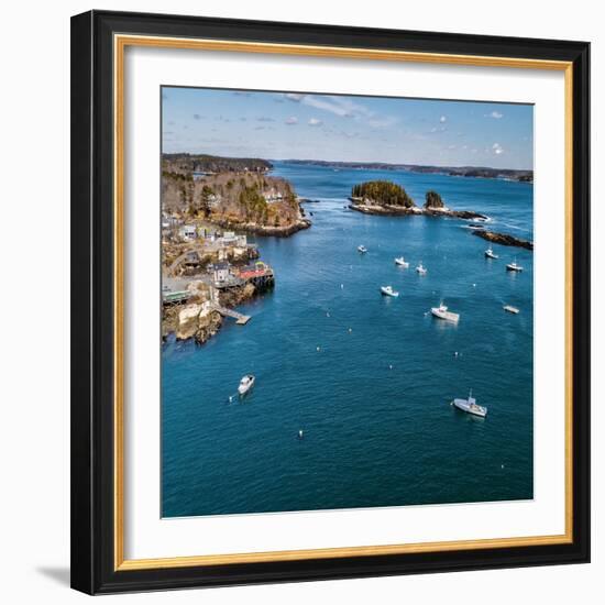 Beautiful Aerial Coast I-Jason Veilleux-Framed Art Print