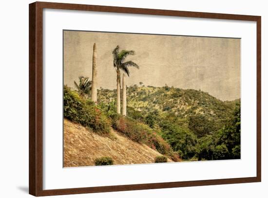 Beautiful African Landscape at the Equator. West African Countries. Travel to Africa. Creative Artw-Nataly Reinch-Framed Photographic Print