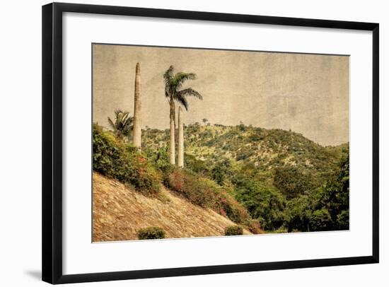 Beautiful African Landscape at the Equator. West African Countries. Travel to Africa. Creative Artw-Nataly Reinch-Framed Photographic Print