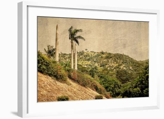 Beautiful African Landscape at the Equator. West African Countries. Travel to Africa. Creative Artw-Nataly Reinch-Framed Photographic Print