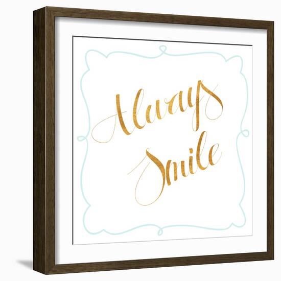 Beautiful and Smile II-SD Graphics Studio-Framed Art Print