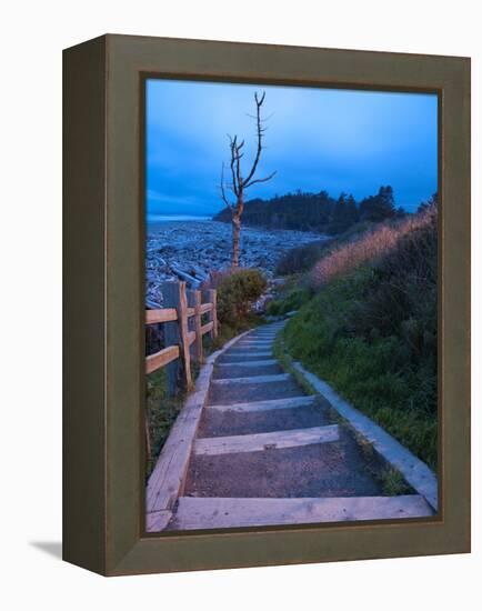 Beautiful Beach Area at Dusk, Kalaloch Lodge on the Olympic Coast, Washington, Usa-Michele Westmorland-Framed Premier Image Canvas