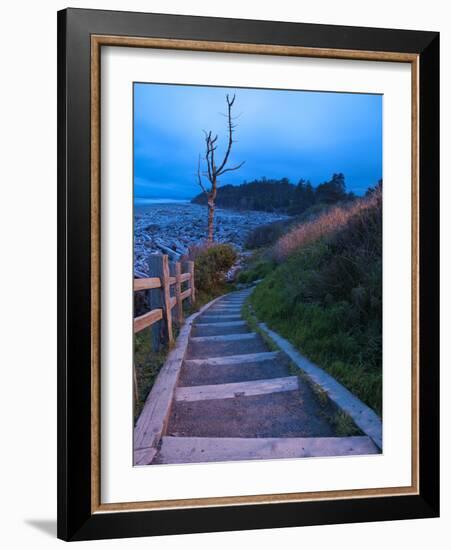 Beautiful Beach Area at Dusk, Kalaloch Lodge on the Olympic Coast, Washington, Usa-Michele Westmorland-Framed Photographic Print