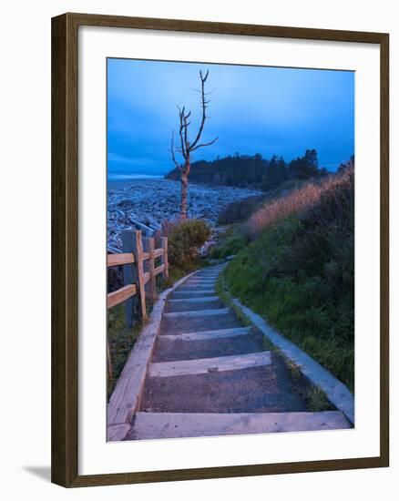 Beautiful Beach Area at Dusk, Kalaloch Lodge on the Olympic Coast, Washington, Usa-Michele Westmorland-Framed Photographic Print