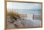 Beautiful Beach at Sunrise-forestpath-Framed Premier Image Canvas