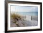 Beautiful Beach at Sunrise-forestpath-Framed Photographic Print