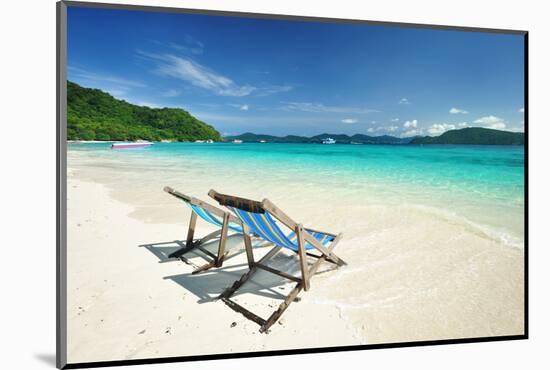 Beautiful Beach Landscape in Thailand-haveseen-Mounted Photographic Print