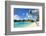 Beautiful Beach on Bora Bora Island in French Polynesia-BlueOrange Studio-Framed Photographic Print