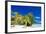 Beautiful Beach on Bora Bora Island in French Polynesia-BlueOrange Studio-Framed Photographic Print