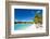 Beautiful Beach on Bora Bora Island in French Polynesia-BlueOrange Studio-Framed Photographic Print