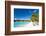 Beautiful Beach on Bora Bora Island in French Polynesia-BlueOrange Studio-Framed Photographic Print