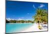 Beautiful Beach on Bora Bora Island in French Polynesia-BlueOrange Studio-Mounted Photographic Print