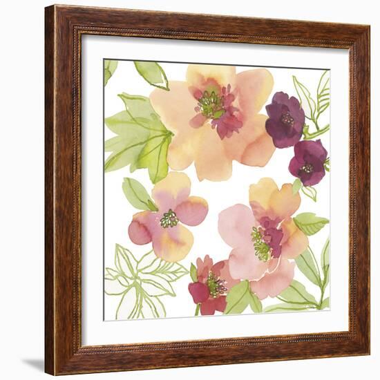 Beautiful Blooms-Sandra Jacobs-Framed Giclee Print