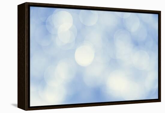 Beautiful Boker Lights on the Blue Background-goinyk-Framed Stretched Canvas
