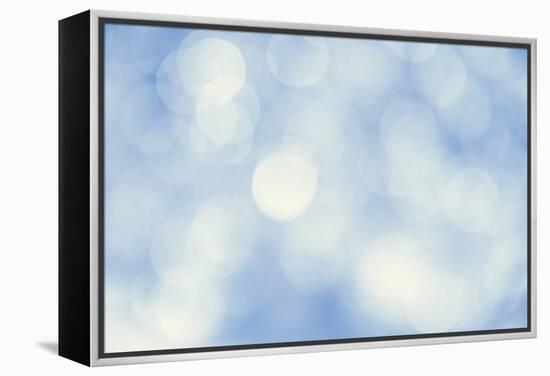 Beautiful Boker Lights on the Blue Background-goinyk-Framed Stretched Canvas