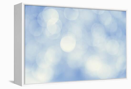 Beautiful Boker Lights on the Blue Background-goinyk-Framed Stretched Canvas