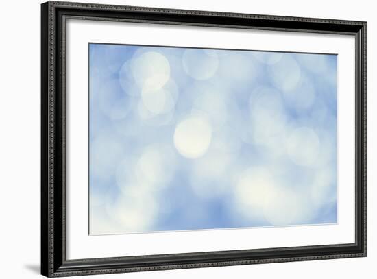 Beautiful Boker Lights on the Blue Background-goinyk-Framed Art Print