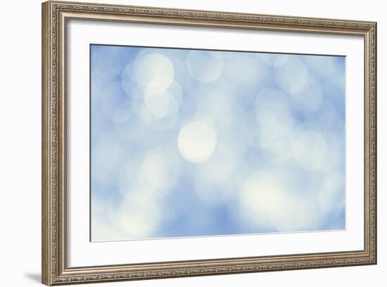 Beautiful Boker Lights on the Blue Background-goinyk-Framed Art Print