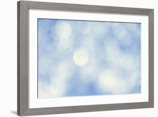 Beautiful Boker Lights on the Blue Background-goinyk-Framed Art Print