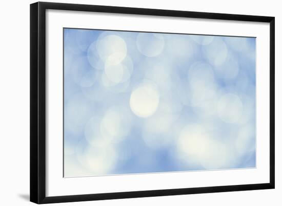 Beautiful Boker Lights on the Blue Background-goinyk-Framed Art Print