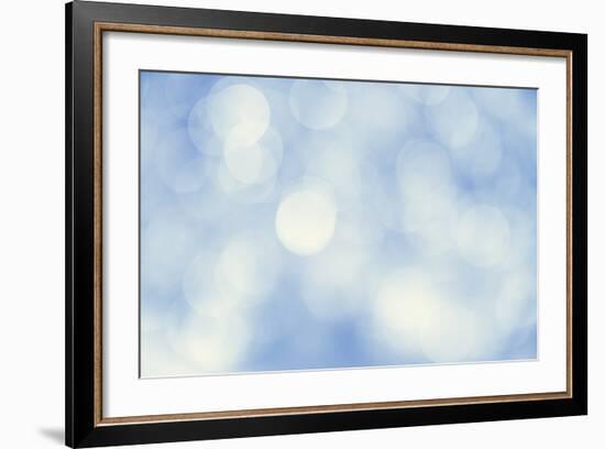 Beautiful Boker Lights on the Blue Background-goinyk-Framed Art Print