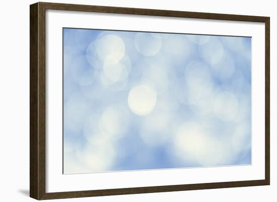 Beautiful Boker Lights on the Blue Background-goinyk-Framed Art Print