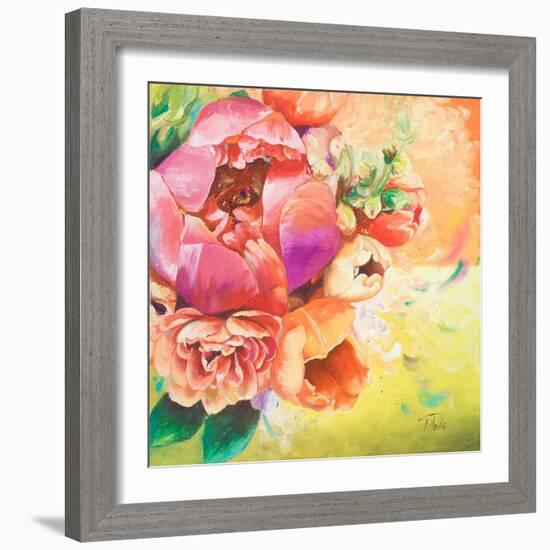 Beautiful Bouquet of Peonies I-Patricia Pinto-Framed Art Print
