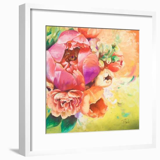 Beautiful Bouquet of Peonies I-Patricia Pinto-Framed Art Print