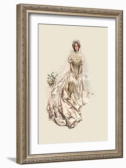 Beautiful Bride-Harrison Fisher-Framed Art Print