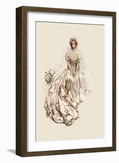 Beautiful Bride-Harrison Fisher-Framed Art Print