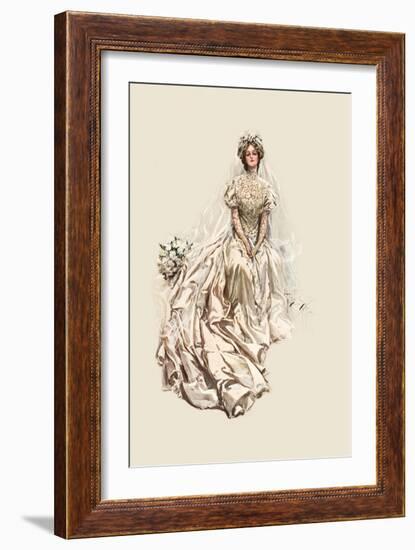 Beautiful Bride-Harrison Fisher-Framed Art Print